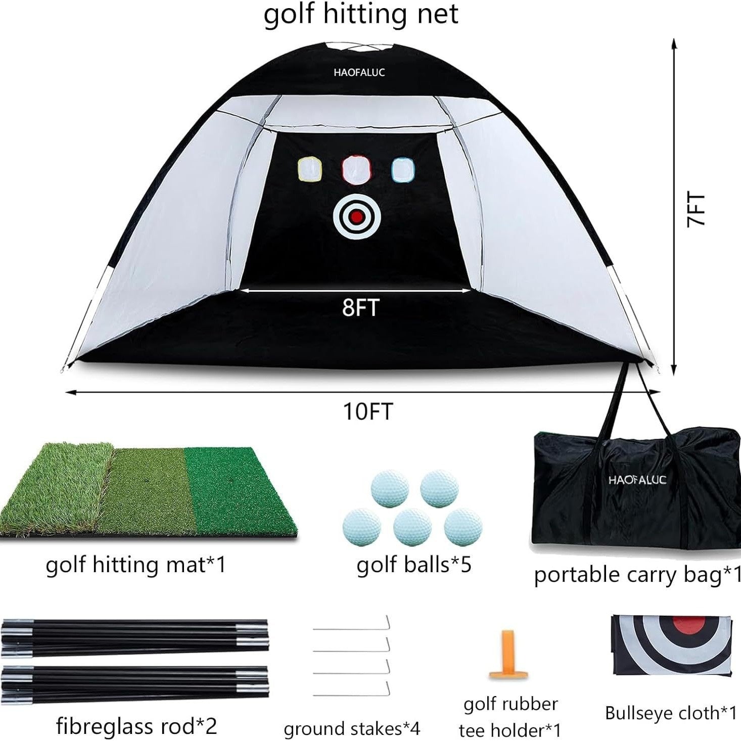 Réseau d'entraînement de golf intérieur