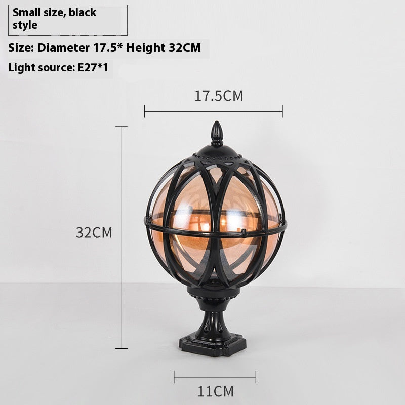 Lampe à bille murale Simplicité extérieure