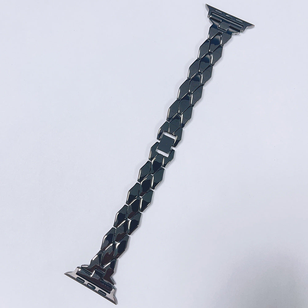 Bracelet en métal massif de diamant en acier inoxydable créatif