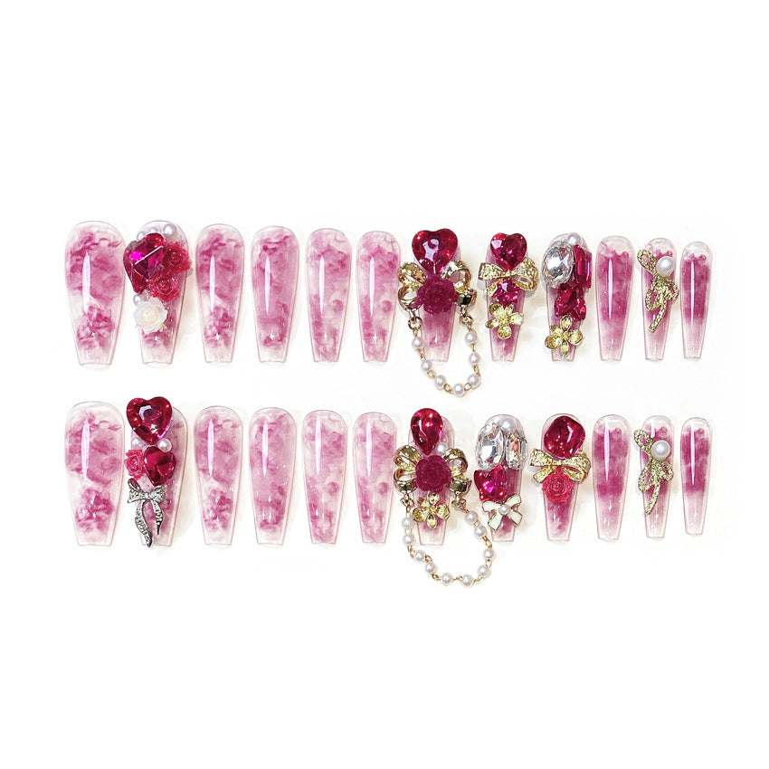 Patch de faux ongles chinois de Bow fini