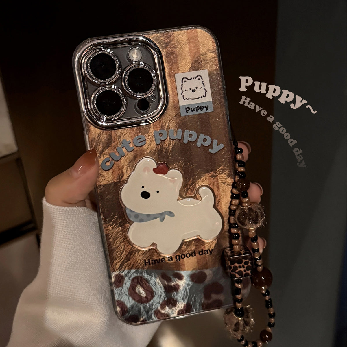 West Highland Phone Case 13 Leopard Print Lanyard 14 Retro Glitter Powder
