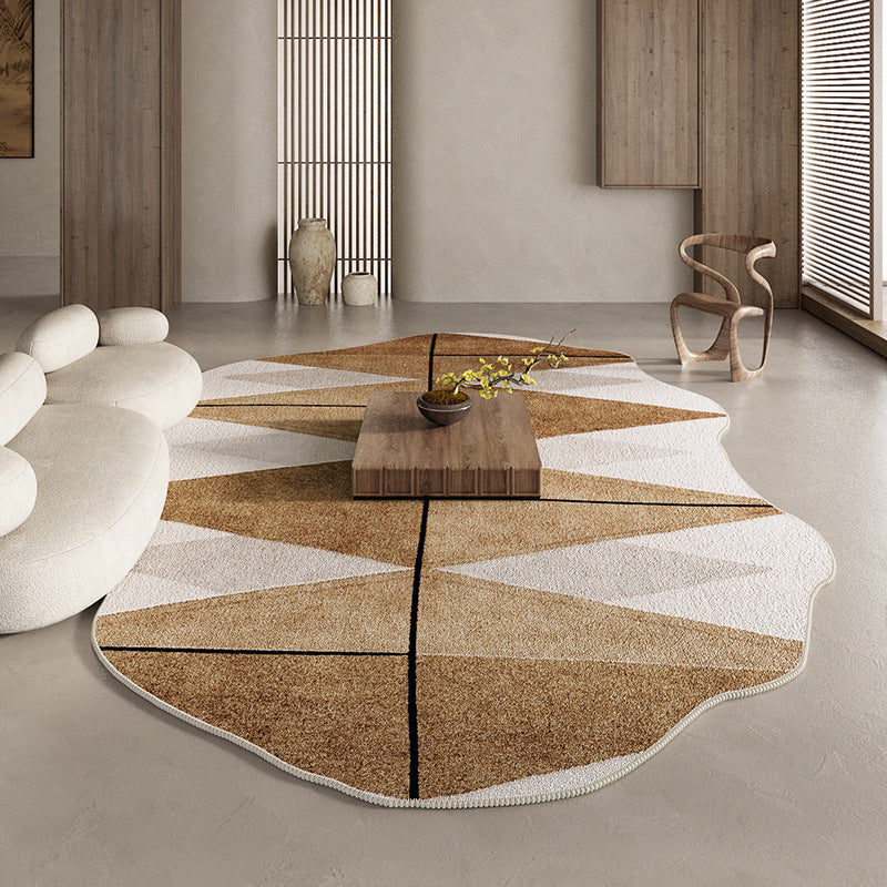 Couverture souple de style Wabi-Sabi Retro Épaisseur de tapis insonorisé facile à prendre en charge pour rug