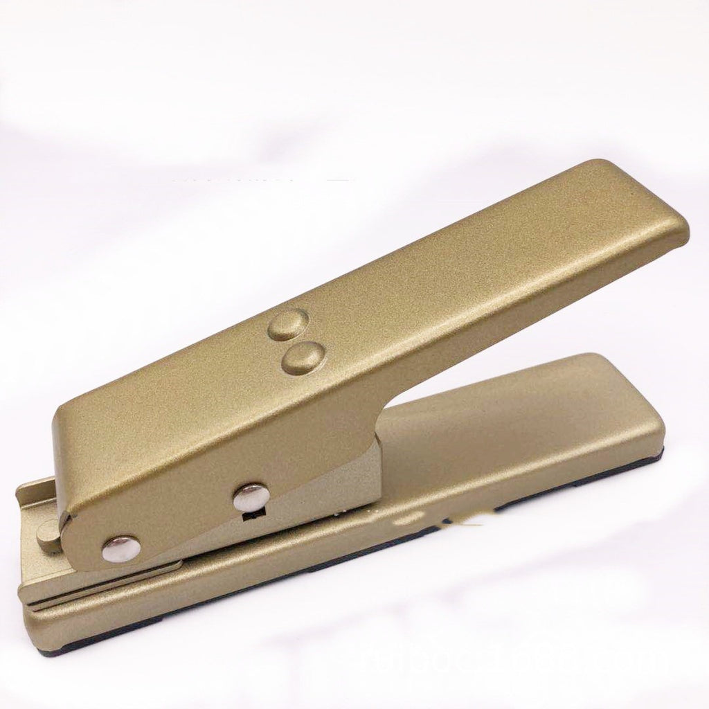 Accessoires de coupe-cartes pour guitare en métal doré