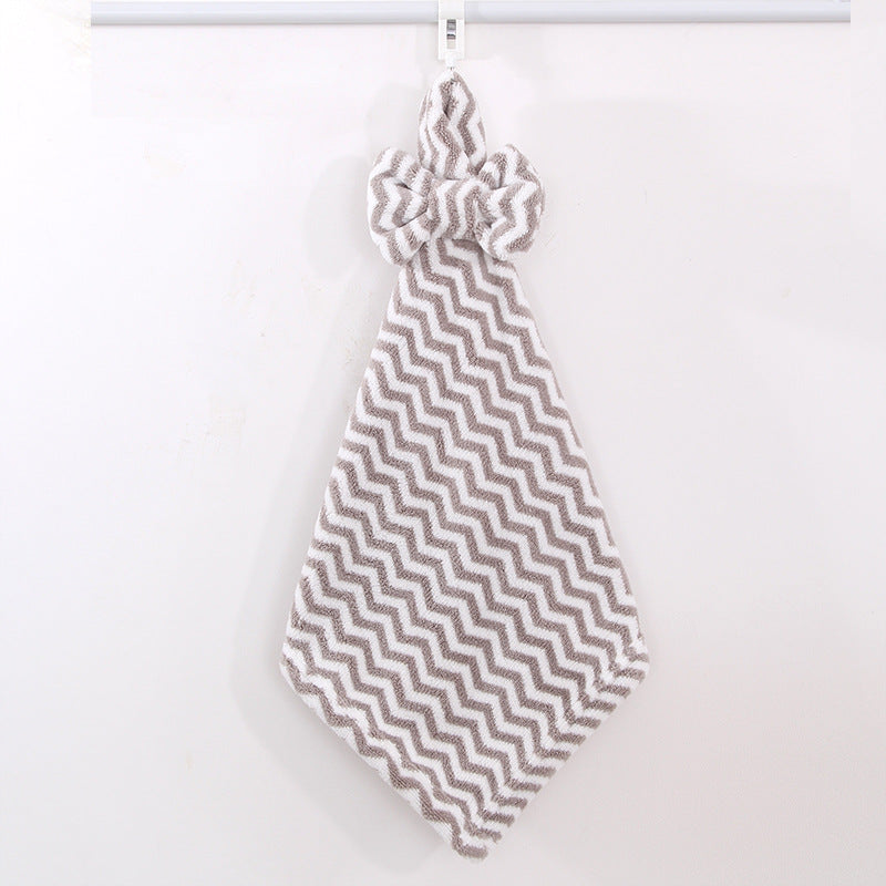 Serviette de nettoyage de la main de Fleece de corail