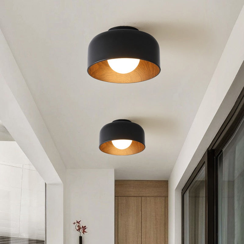 Grain de bois créatif Maison d'accueil de style japonais Balcon léger