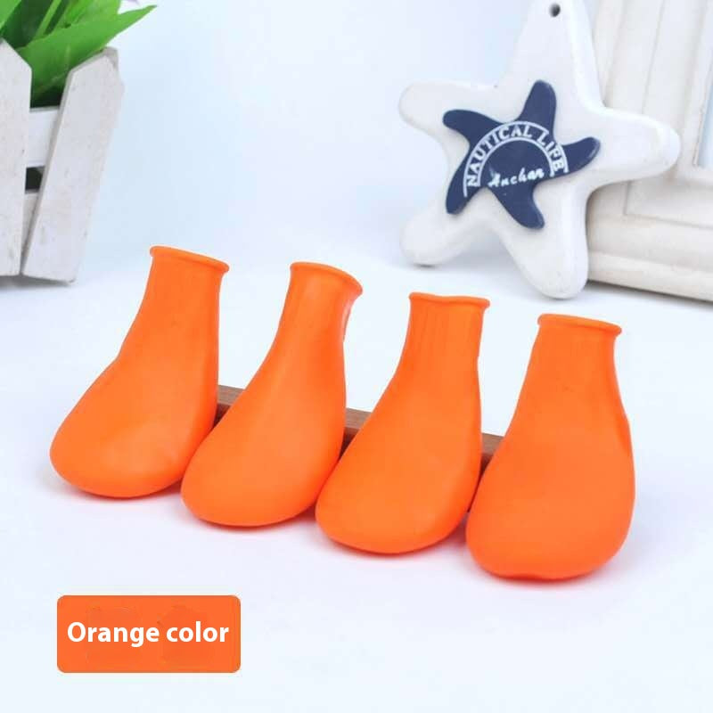 Bottes de chaussures imperméables en caoutchouc