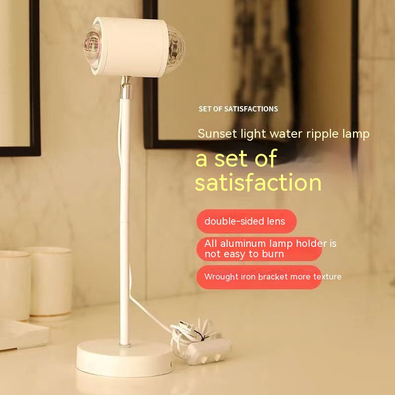 Dynamic Water Ripple Atmosphere Table Lampe Chambre Petite Lampe de nuit