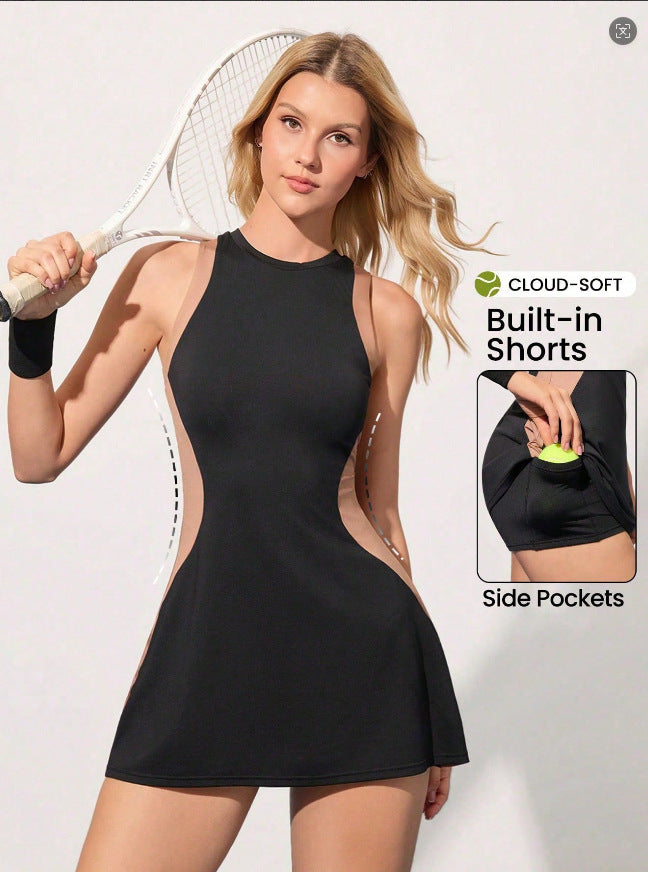 Jupe courte sport couleur solide