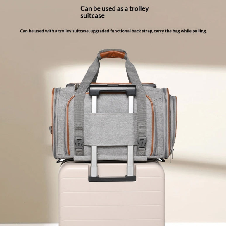 HB PET sac de voyage portable pour chien Cas de chariot pour animaux de compagnie approuvé par avion