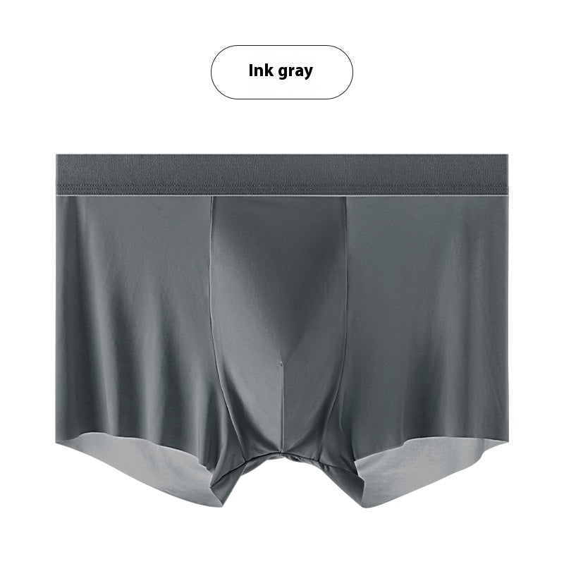 Sous-vêtements pour hommes en soie glacée 5A Antibactérien Mulberry Silk Sous-vêtements pour hommes