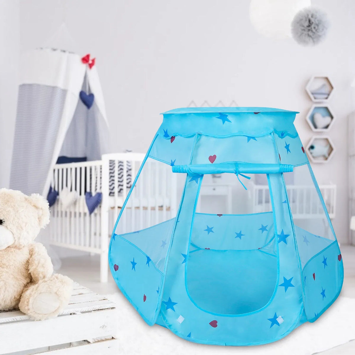 Enfants Pop Up Jeu Tente Prince Prince Princess Toddler Jouer Tente Intérieur Extérieur Château Jeu Jouer Te