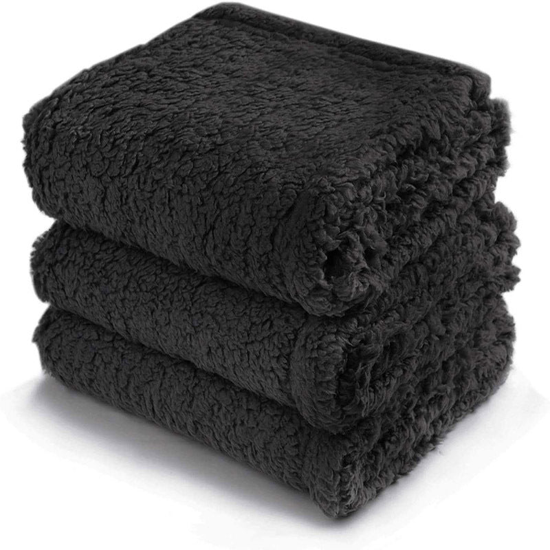 Shu coton velours animal couverture chien chaud cheveux