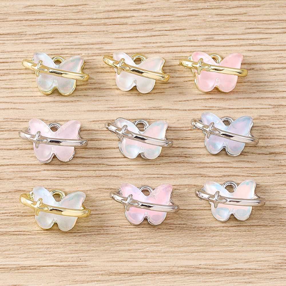 5 pièces par paquet Exquise Strass Flower Accessoires