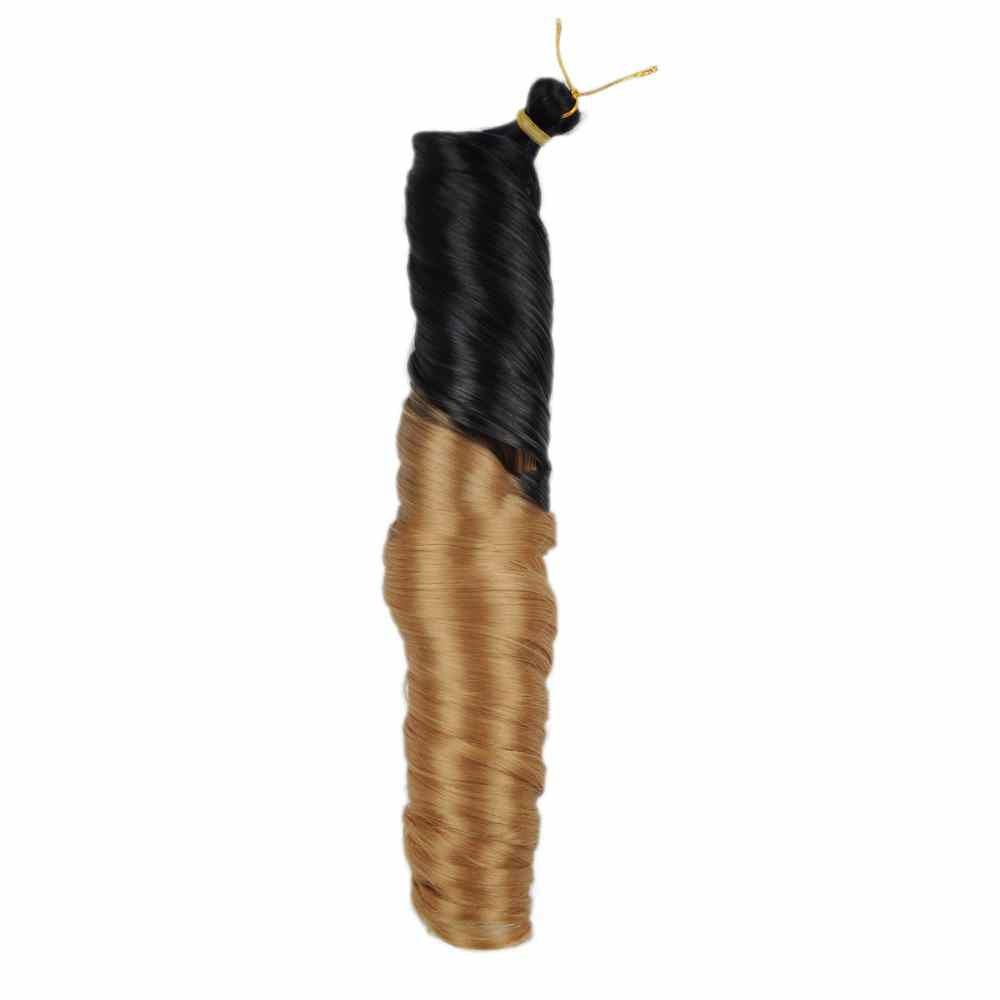 22 pouces Français Loose Wave Crochet tresses cheveux