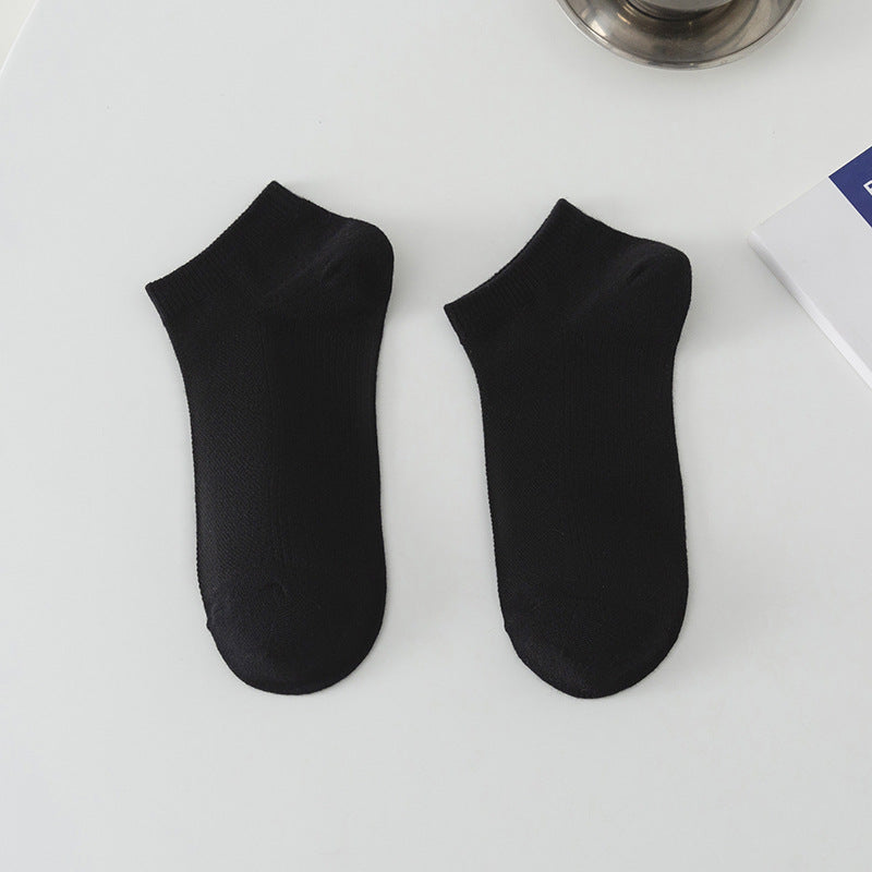 Chaussettes de bateau en polyester simple à faible coupe