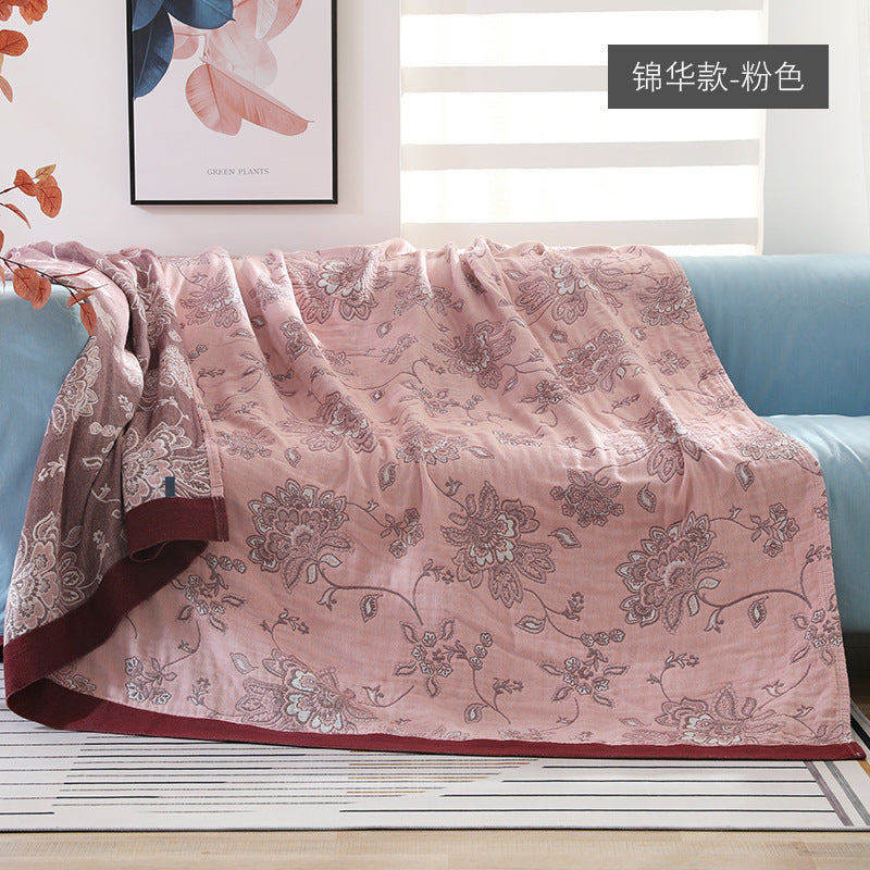 Pure Cotton Gauze Single/Double Summer Cooling Blanket