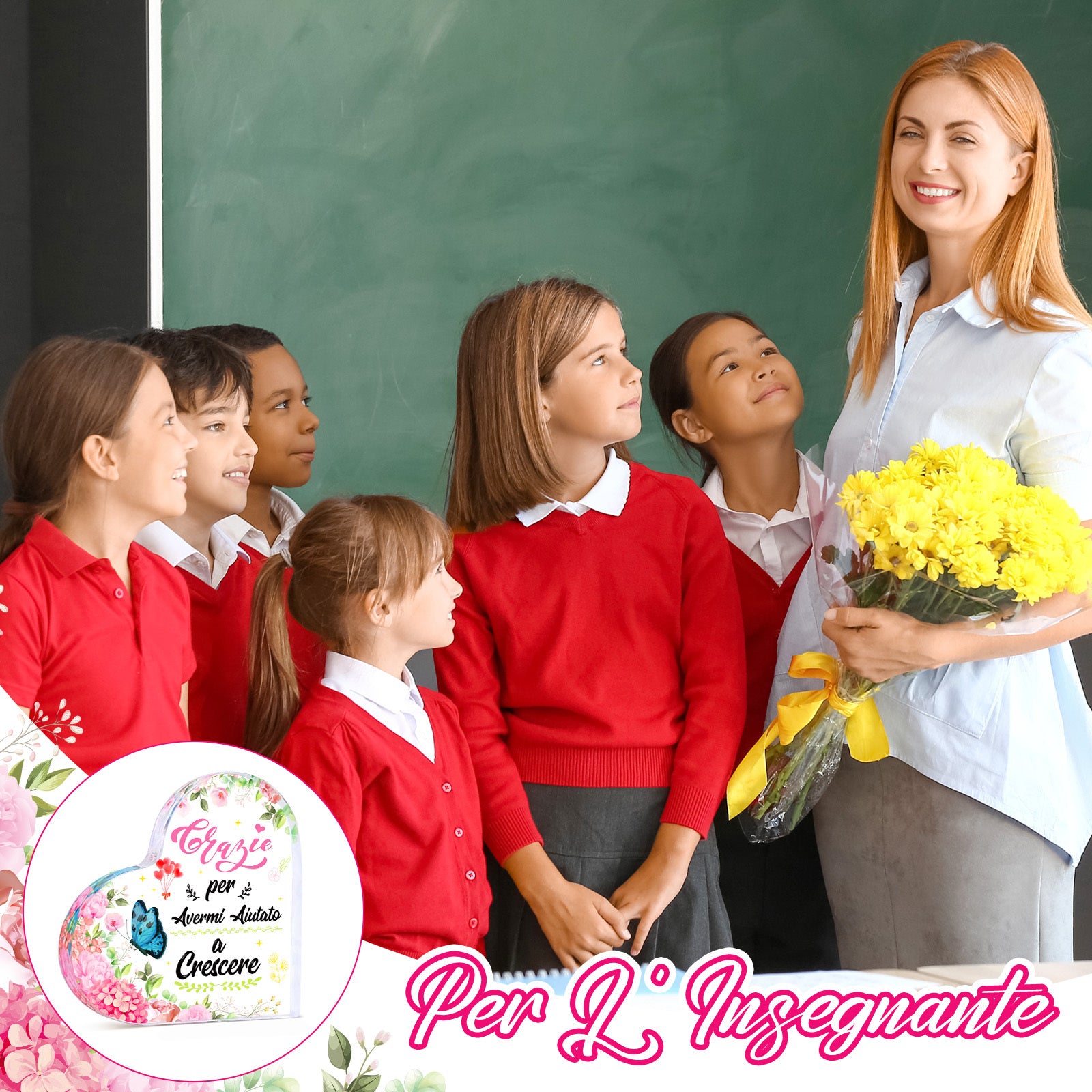Ornement acrylique – Élégante pièce acrylique en forme de cœur comme un gage d'appréciation pour les spécimens