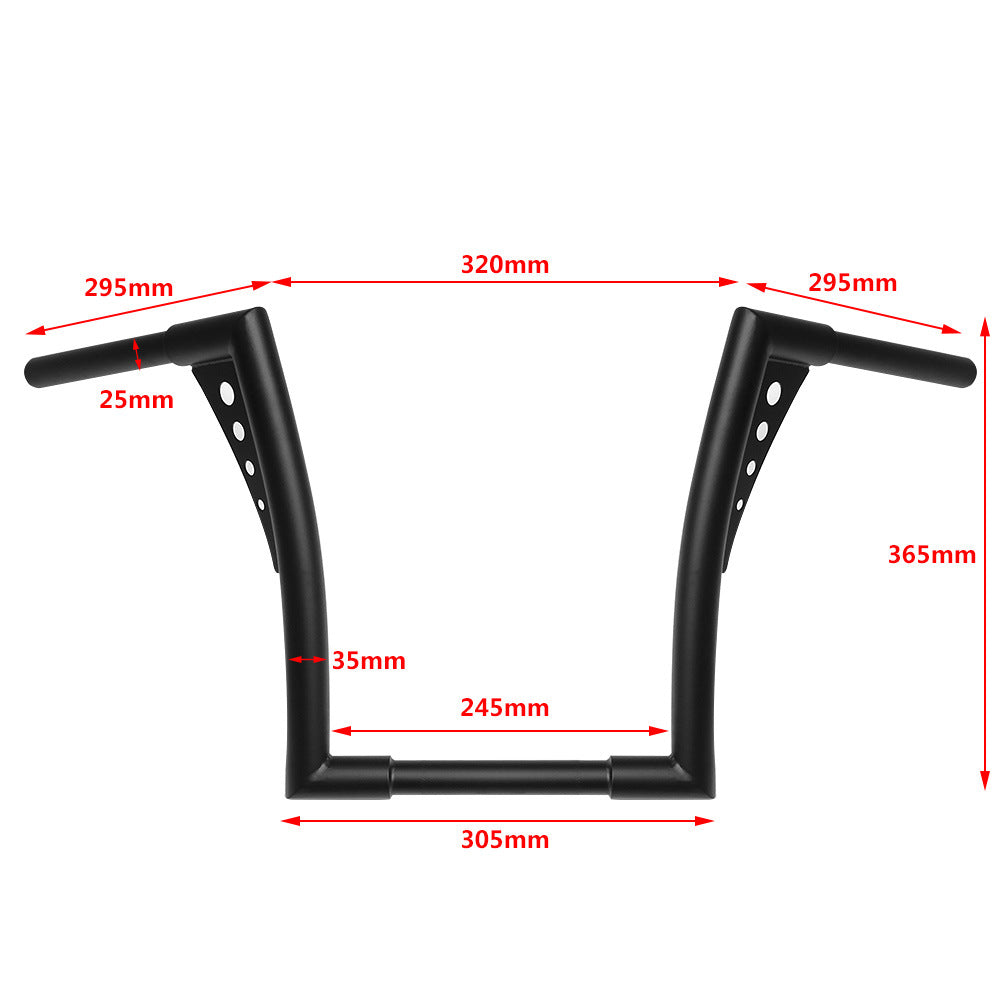 Accessoires de moto Poignées hautes modifiées Glide