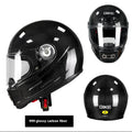 Casque de protection en fibre de carbone simplifié