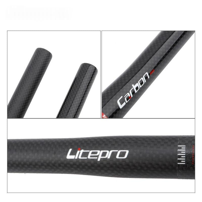 Poignée en fibre de carbone ultra-légère pour vélos pliants