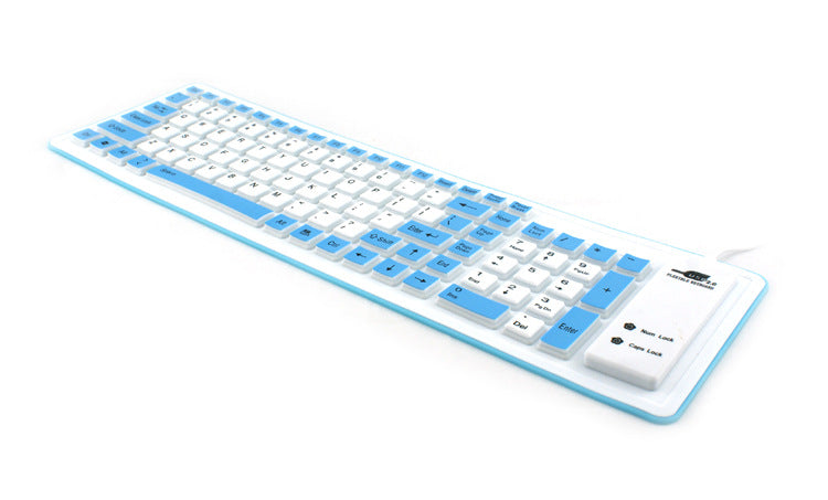 Étanche à pliage Et le clavier en silicone anti-poussière