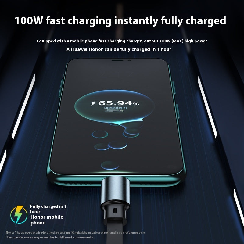 Câble de données à charge rapide télescopique trois en un