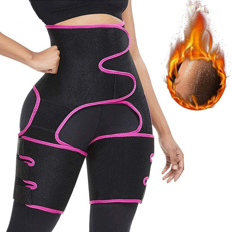 Ceinture triple en une ceinture et taille haute de taille de taille de formateur Hip Lifting Shaper Hip Zipper Ceinture