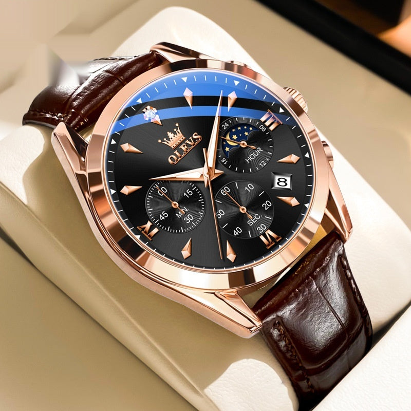 Montre de mode multifonctionnelle pour les hommes