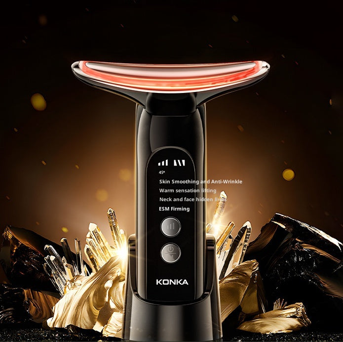 Massager de vibration de compression multifonctionnelle pour enlever les rides de cou