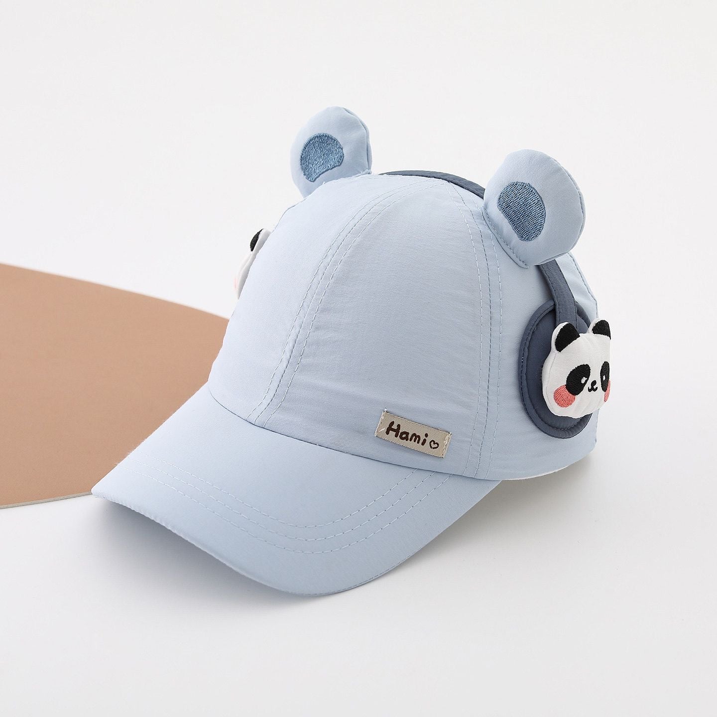 Oreillettes pour enfants monochromes avec oreilles mignonnes