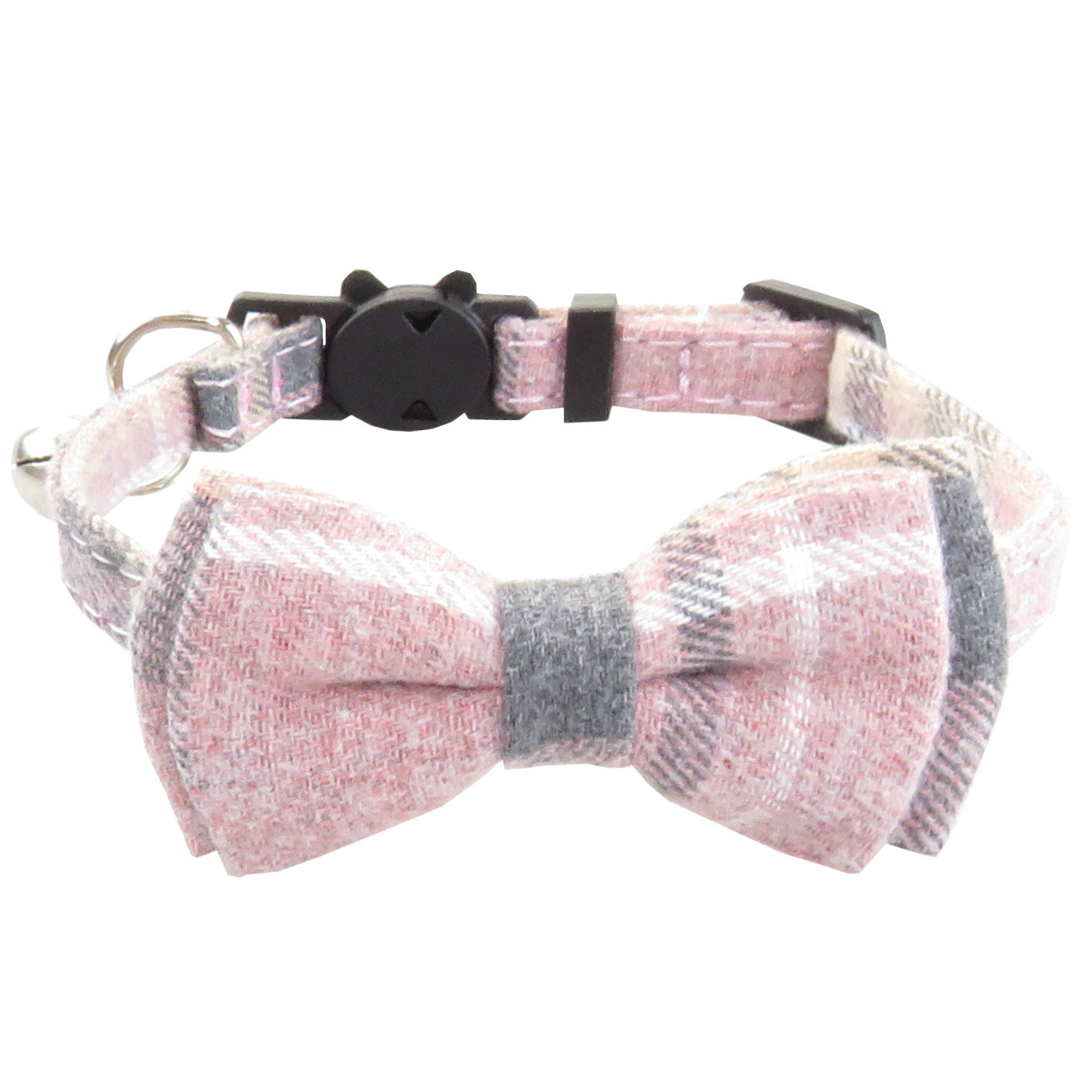 Bow Tie Cat Collar Bandana Breakaway Pet Collar Bandana avec Classic Plaid réglable Cat