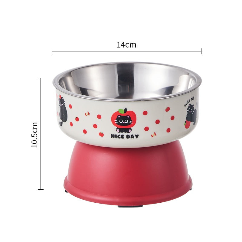 Stainless Steel Tall-Base Large Capacity Animal Feeder