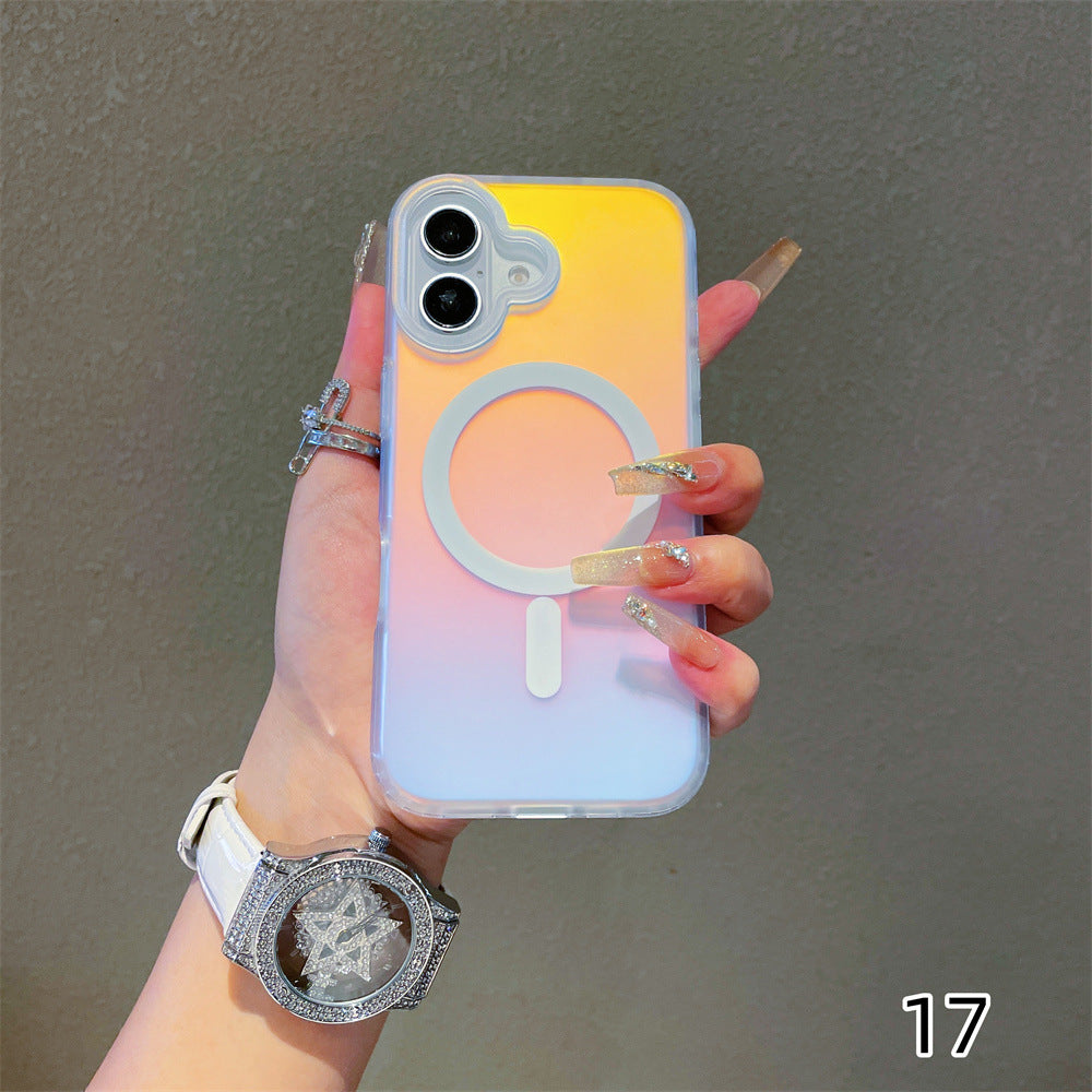 Cas de téléphone magnétique gelé par gradient laser