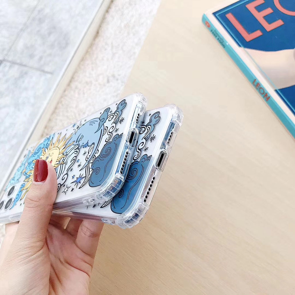 Cas personnalisé de téléphone anti-goutte à quatre corners