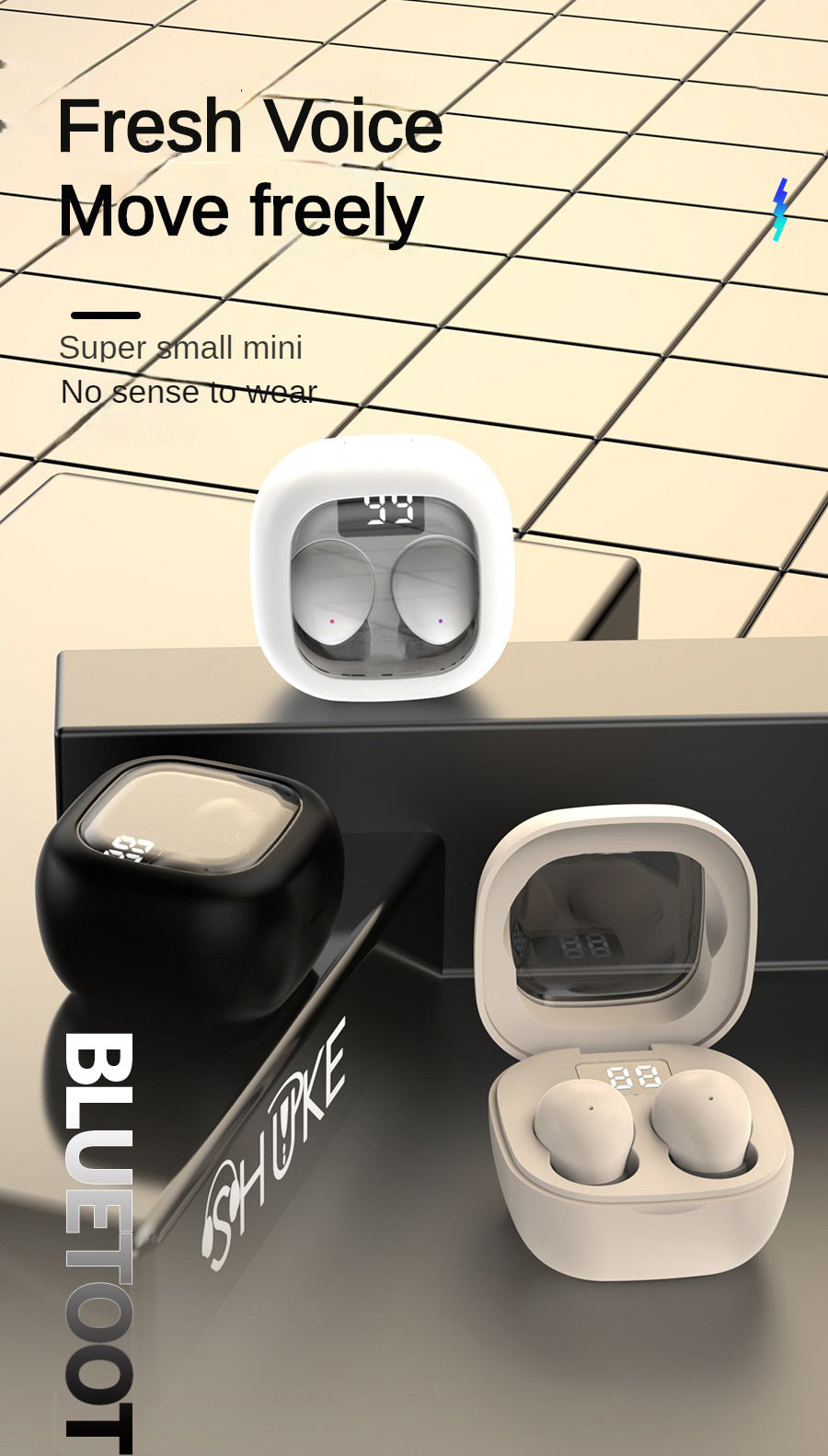 SK19 Wireless Bluetooth Headset High Sound Quality Noise Reduction