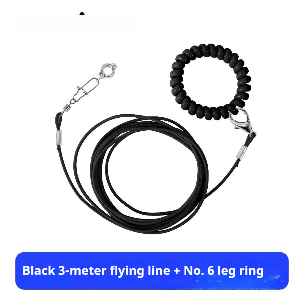 Qingsong Pet Parrot ultra léger libération laisse avec boucle réglable Bird-Walking Es