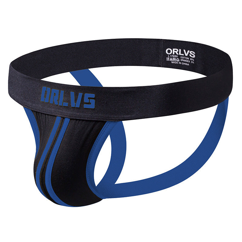 Sexy String Hommes faible taille Sexy double ceinture arrière vide