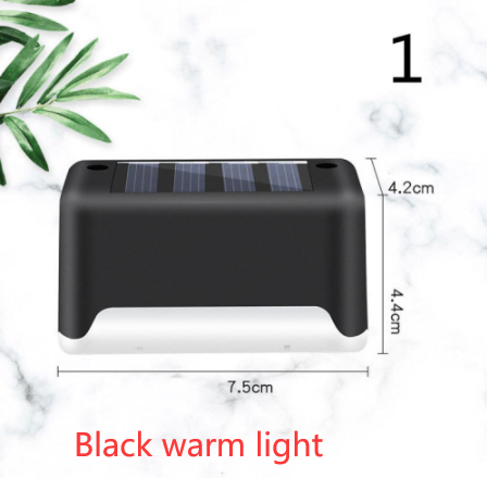 Mise à niveau de lampe solaire LED étanche lumières de pont solaire Solar Step lumière extérieure pour Pat