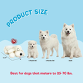 Heartbeat Dog Toy For Puppies, Real Feel Heartbeat, Calming Sleep Aid And Crate Training Comfort Toy With Heat Pack, Cream Plush Design