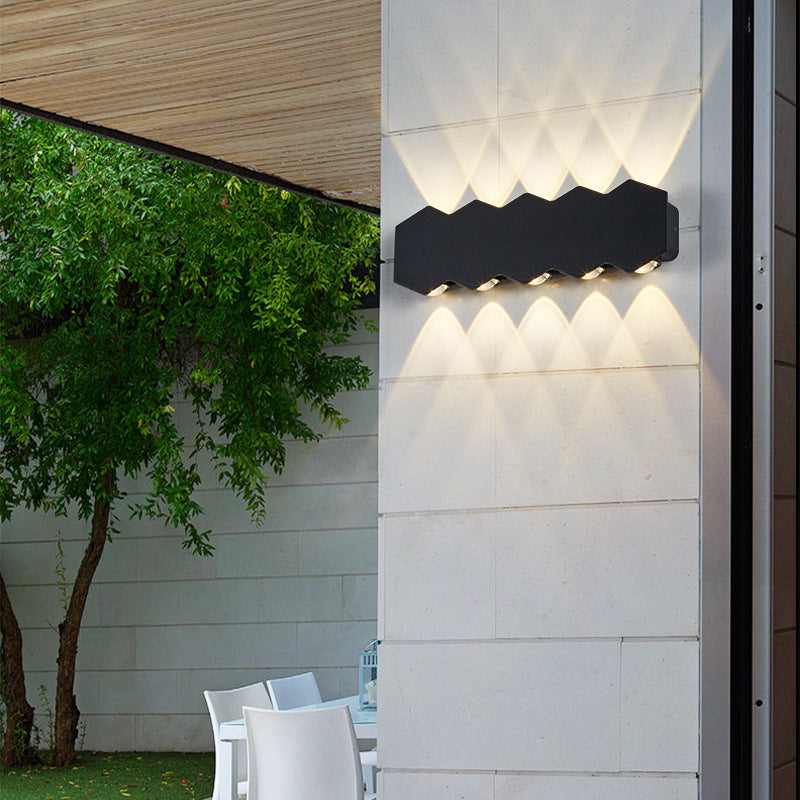 Modern Minimalist Led Wave Shape Corridor Aisle Wall Lampe