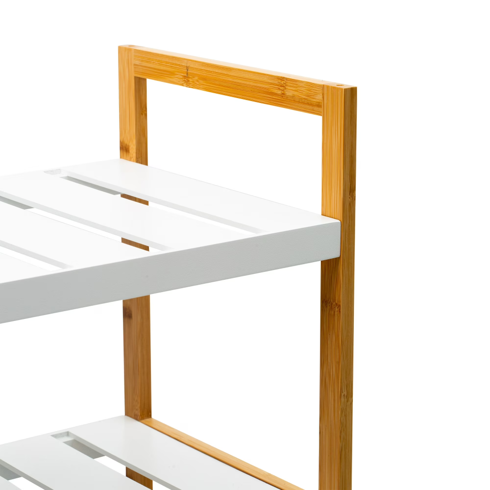 Ensemble de deux pièces de sac de chaussures blanc à quatre couches Sonora Bamboo