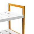 Ensemble de deux pièces de sac de chaussures blanc à quatre couches Sonora Bamboo