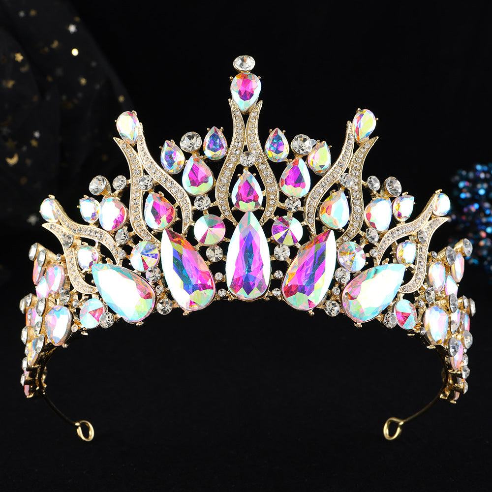 Tête de mariée en alliage baroque