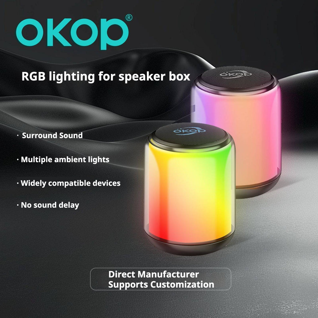 KP-550 Haut-parleur Bluetooth avec éclairage ambiant RGB Bestseller Low-Latency Desktop Stereo S