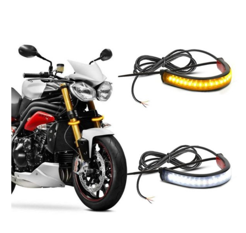 General Motorcycle Avant Shock LED Anneau Signal de virage