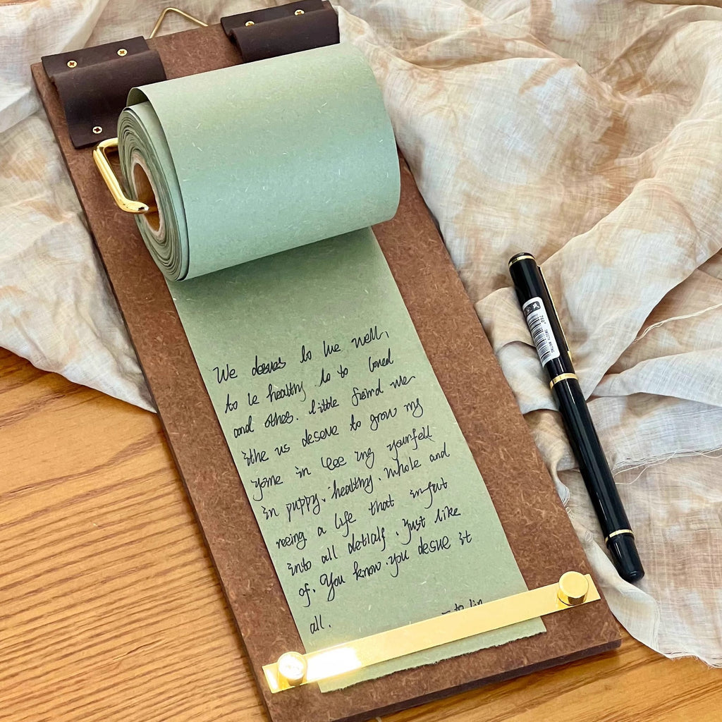 Retro Sticky Note Pad avec des notes de rouleau non adhésif