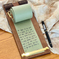 Retro Sticky Note Pad avec des notes de rouleau non adhésif