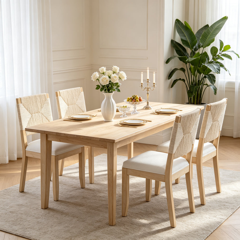 Chaises à manger à la campagne française Ensemble de 2
