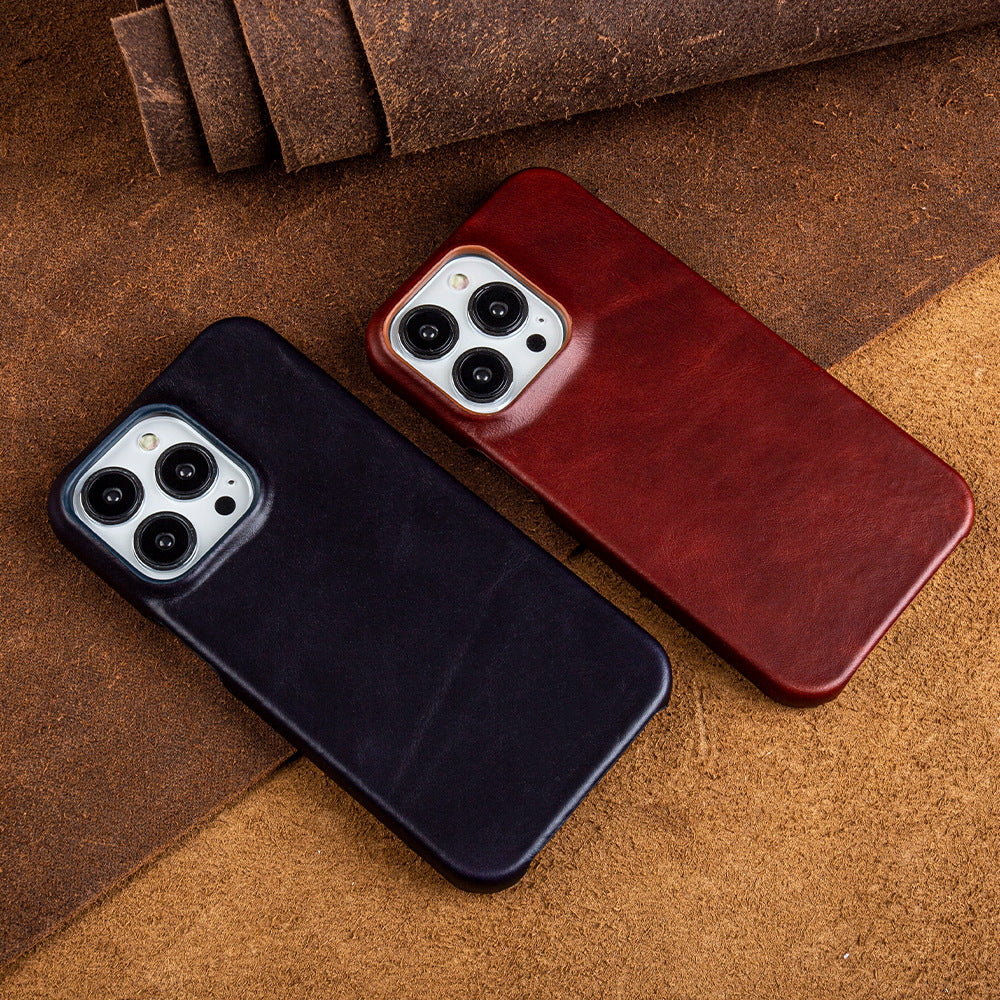 Protection en cuir haut de gamme Téléphone portable Shell