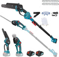 Échelle de taille de batterie Hedge Trimmer électrique 6 pouces Mini Chainsaw 3 En 1 Hedge Trimmer télescopique